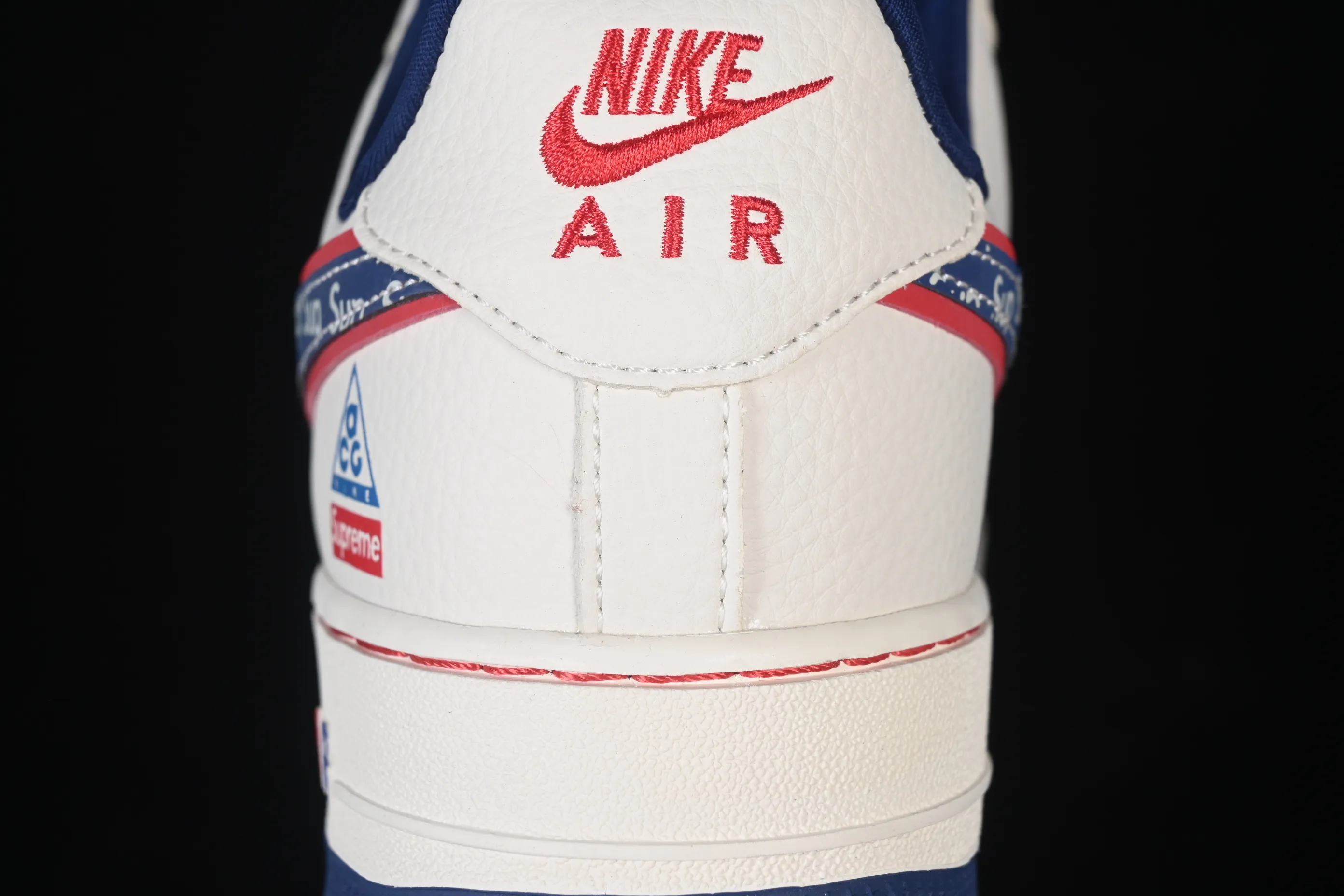 All categories Nk Air Force 1 Air Force series Nk Air Force 1 Low Air Force low-top Nike Air Force 1'07 Low Sup joint white, red and blue three small hooks Air Force 1 low-top casual sneakers DD1982-328